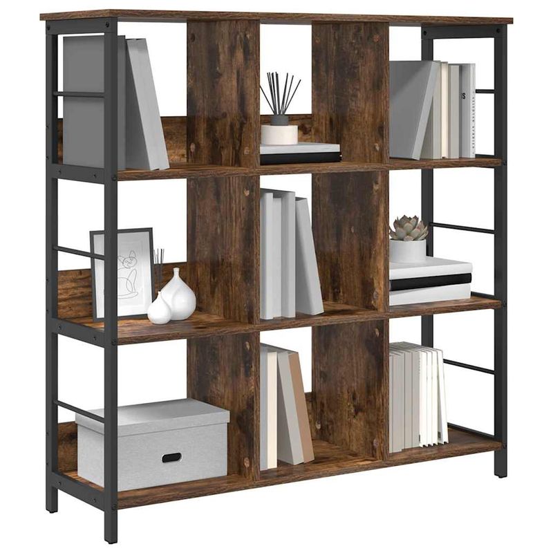 Casa si Gradina - Mobilier - Biblioteci si rafturi - Biblioteci - Raft pentru carti Stejar fumuriu 102 x 32 x 104,5 cm - Infinity.ro