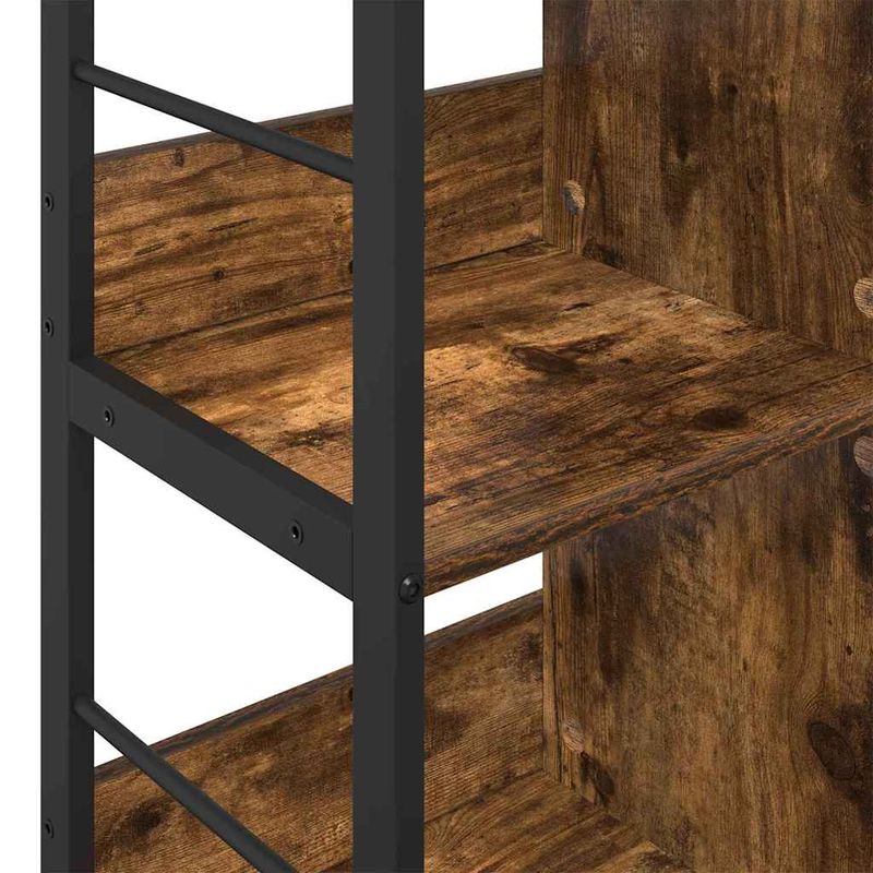 Casa si Gradina - Mobilier - Biblioteci si rafturi - Biblioteci - Raft pentru carti Stejar fumuriu 102 x 32 x 104,5 cm - Infinity.ro