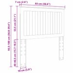 Casa si Gradina - Mobilier - Paturi si accesorii - Accesorii paturi - Tablie de pat cu LED, albastru inchis, 180x7x78/88 cm, catifea - Infinity.ro