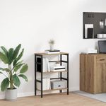 Casa si Gradina - Mobilier - Biblioteci si rafturi - Biblioteci - Raft pentru carti Stejar Artizanal 60 x 29,5 x 81 cm - Infinity.ro