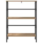 Casa si Gradina - Mobilier - Biblioteci si rafturi - Biblioteci - Raft pentru carti Stejar Artizanal 60 x 29,5 x 81 cm - Infinity.ro