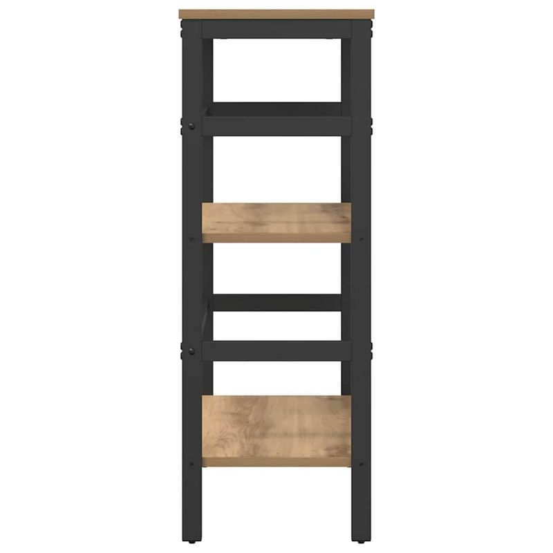 Casa si Gradina - Mobilier - Biblioteci si rafturi - Biblioteci - Raft pentru carti Stejar Artizanal 60 x 29,5 x 81 cm - Infinity.ro