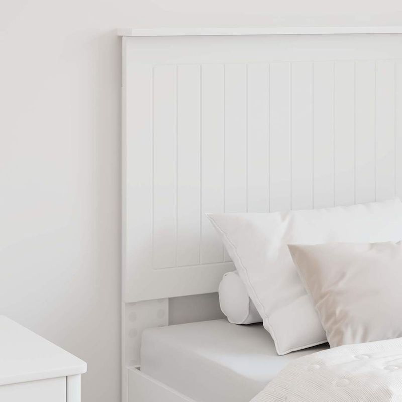 Casa si Gradina - Mobilier - Paturi si accesorii - Accesorii paturi - Tablie de depozitare sonoma gri 135 cm Lemn compozit - Infinity.ro