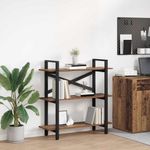 Casa si Gradina - Mobilier - Biblioteci si rafturi - Biblioteci - Raft pentru carti Lemn Vechi 100 x 33,5 x 102 cm Lemn compozit - Infinity.ro