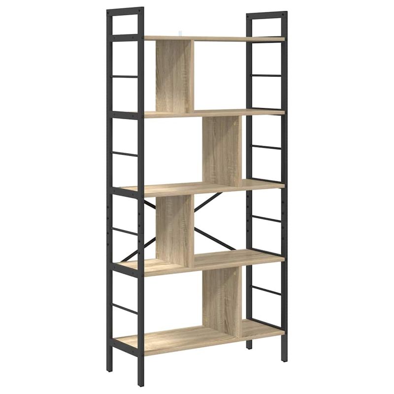 Casa si Gradina - Mobilier - Biblioteci si rafturi - Biblioteci - Raft pentru carti Stejar Sonoma 75 x 30 x 156 cm Lemn compozit - Infinity.ro