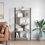 Casa si Gradina - Mobilier - Biblioteci si rafturi - Biblioteci - Raft pentru carti Stejar Sonoma 75 x 30 x 156 cm Lemn compozit - Infinity.ro
