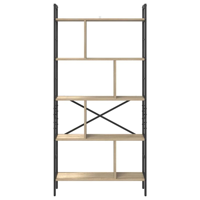 Casa si Gradina - Mobilier - Biblioteci si rafturi - Biblioteci - Raft pentru carti Stejar Sonoma 75 x 30 x 156 cm Lemn compozit - Infinity.ro