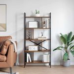 Casa si Gradina - Mobilier - Biblioteci si rafturi - Biblioteci - Raft pentru carti Stejar fumuriu 75 x 30 x 156 cm Lemn compozit - Infinity.ro