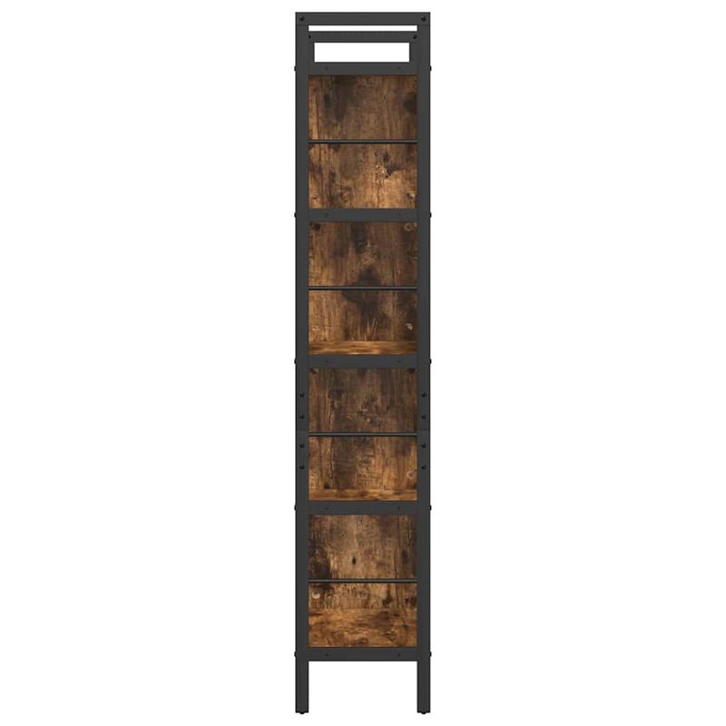 Casa si Gradina - Mobilier - Biblioteci si rafturi - Biblioteci - Raft pentru carti Stejar fumuriu 75 x 30 x 156 cm Lemn compozit - Infinity.ro
