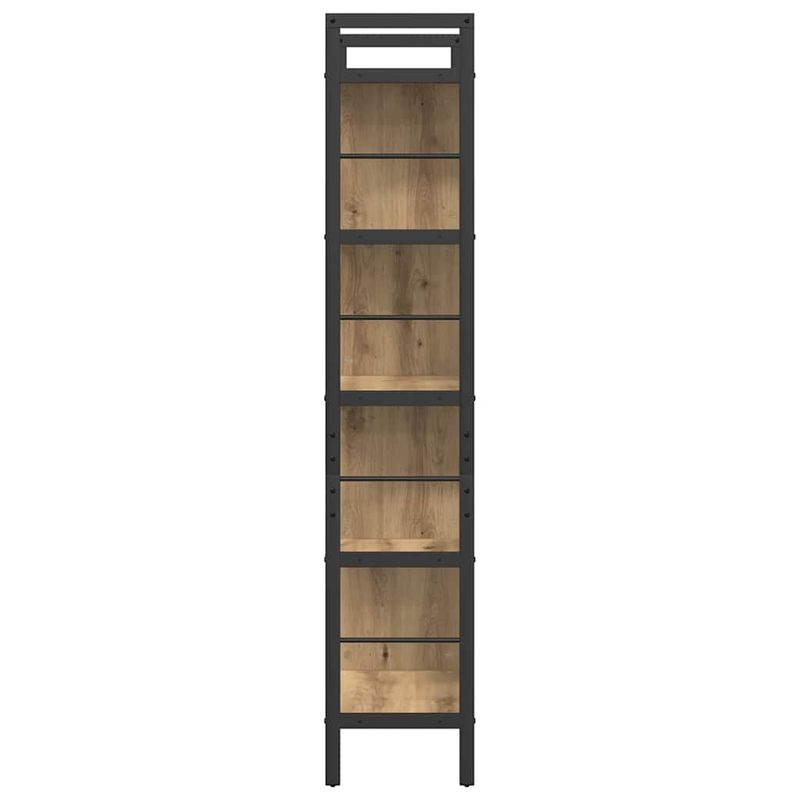 Casa si Gradina - Mobilier - Biblioteci si rafturi - Biblioteci - Raft pentru carti Stejar Artizanal 75 x 30 x 156 cm - Infinity.ro