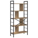 Casa si Gradina - Mobilier - Biblioteci si rafturi - Biblioteci - Raft pentru carti Stejar Artizanal 75 x 30 x 156 cm - Infinity.ro