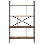 Casa si Gradina - Mobilier - Biblioteci si rafturi - Biblioteci - Raft pentru carti Stejar fumuriu 75 x 30 x 123,5 cm - Infinity.ro