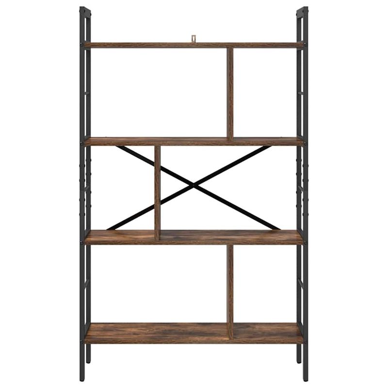 Casa si Gradina - Mobilier - Biblioteci si rafturi - Biblioteci - Raft pentru carti Stejar fumuriu 75 x 30 x 123,5 cm - Infinity.ro