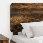 Casa si Gradina - Mobilier - Paturi si accesorii - Accesorii paturi - Tablie de pat cu aripioare, negru, 163x23x118/128 cm, textil - Infinity.ro