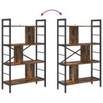 Casa si Gradina - Mobilier - Biblioteci si rafturi - Biblioteci - Raft pentru carti Stejar fumuriu 75 x 30 x 123,5 cm - Infinity.ro