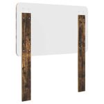 Casa si Gradina - Mobilier - Paturi si accesorii - Accesorii paturi - Tablie de pat cu aripioare, negru, 163x23x118/128 cm, textil - Infinity.ro