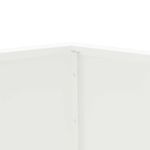 Casa si Gradina - Gradinarit si plante - Plante si ghivece - Ghivece si suporturi - Jardiniera Alb 100 x 100 x 80 cm Otel - Infinity.ro