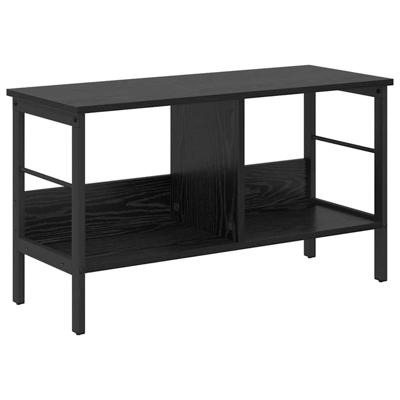 Casa si Gradina - Mobilier - Biblioteci si rafturi - Biblioteci - Raft pentru carti Stejar Negru 82 x 32 x 47 cm Lemn compozit - Infinity.ro