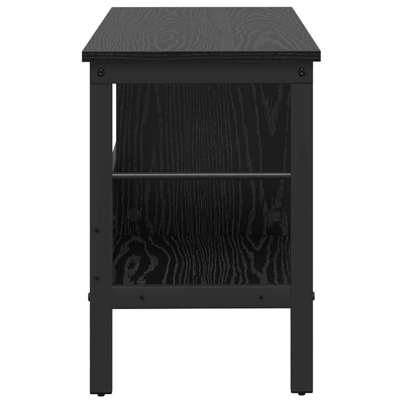 Casa si Gradina - Mobilier - Biblioteci si rafturi - Biblioteci - Raft pentru carti Stejar Negru 82 x 32 x 47 cm Lemn compozit - Infinity.ro