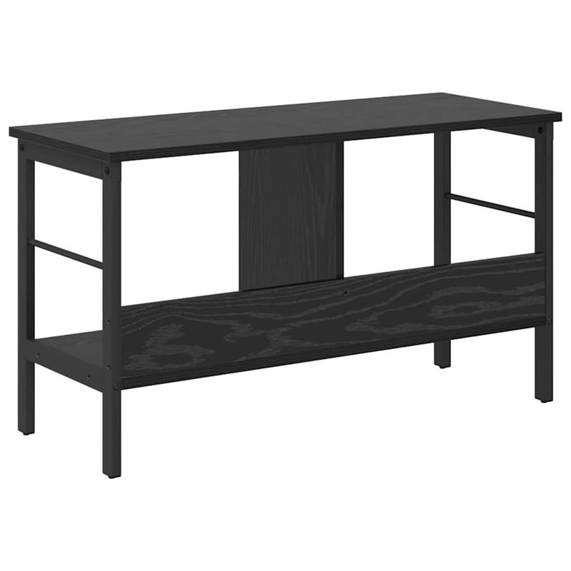 Casa si Gradina - Mobilier - Biblioteci si rafturi - Biblioteci - Raft pentru carti Stejar Negru 82 x 32 x 47 cm Lemn compozit - Infinity.ro