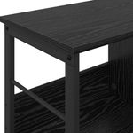 Casa si Gradina - Mobilier - Biblioteci si rafturi - Biblioteci - Raft pentru carti Stejar Negru 82 x 32 x 47 cm Lemn compozit - Infinity.ro