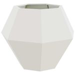 Casa si Gradina - Gradinarit si plante - Plante si ghivece - Ghivece si suporturi - Jardiniera Alb 75 x 75 x 60 cm Otel - Infinity.ro