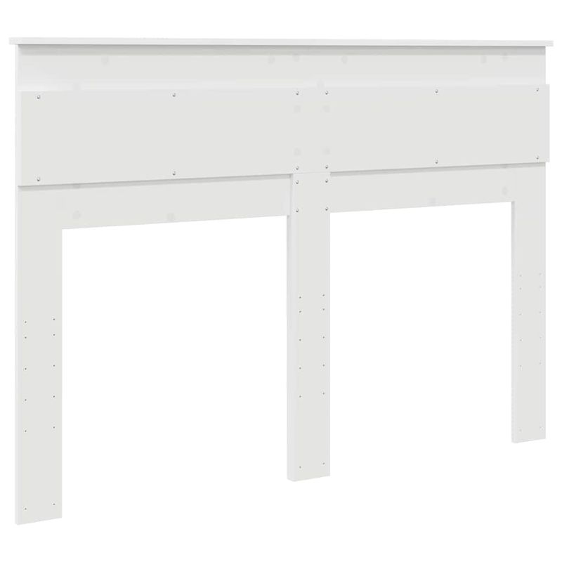 Casa si Gradina - Mobilier - Paturi si accesorii - Accesorii paturi - Tablie de depozitare cu raft cu Tablie de pat cu depozitare Alb 120 cm Lemn compozit - Infinity.ro