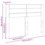 Casa si Gradina - Mobilier - Paturi si accesorii - Accesorii paturi - Tablie de depozitare cu raft cu Tablie de pat cu depozitare Alb 120 cm Lemn compozit - Infinity.ro