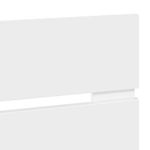 Casa si Gradina - Mobilier - Paturi si accesorii - Accesorii paturi - Tablie de depozitare cu raft sonoma gri 140 cm Lemn compozit - Infinity.ro