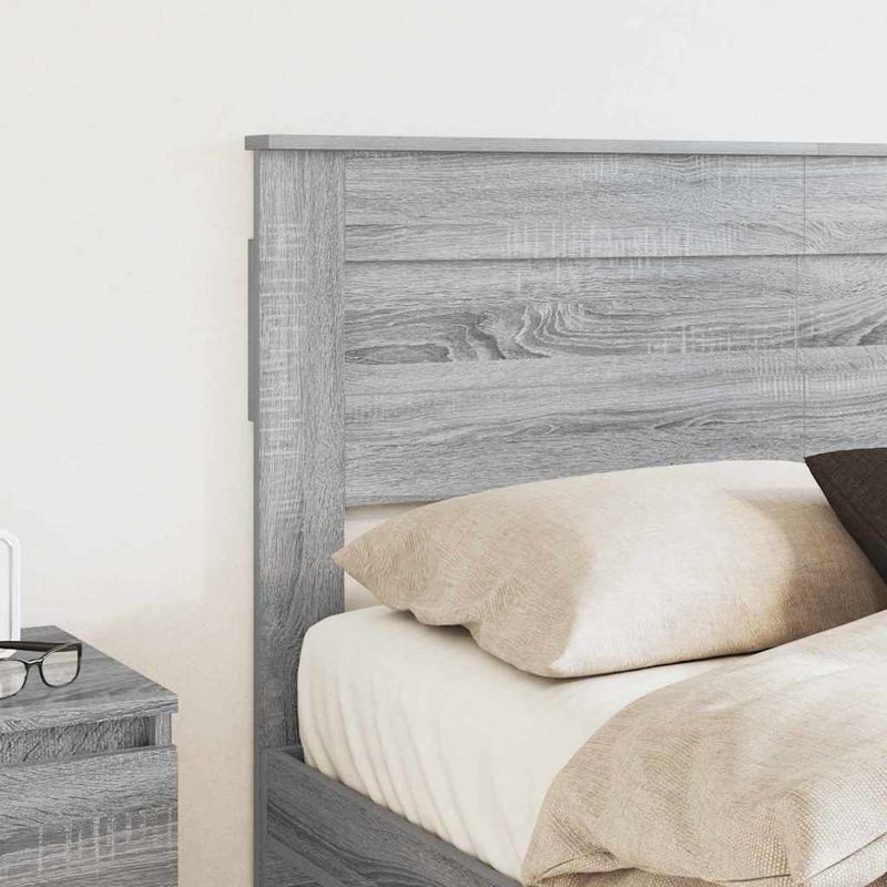 Casa si Gradina - Mobilier - Paturi si accesorii - Accesorii paturi - Tablie de pat cu aripioare crem 83x23x78/88 cm material textil - Infinity.ro