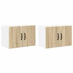 Casa si Gradina - Mobilier - Comode si corpuri - Corpuri bucatarie - Dulapuri de perete pentru bucatarie cu raft 2 pcs Stejar Sonoma - Infinity.ro
