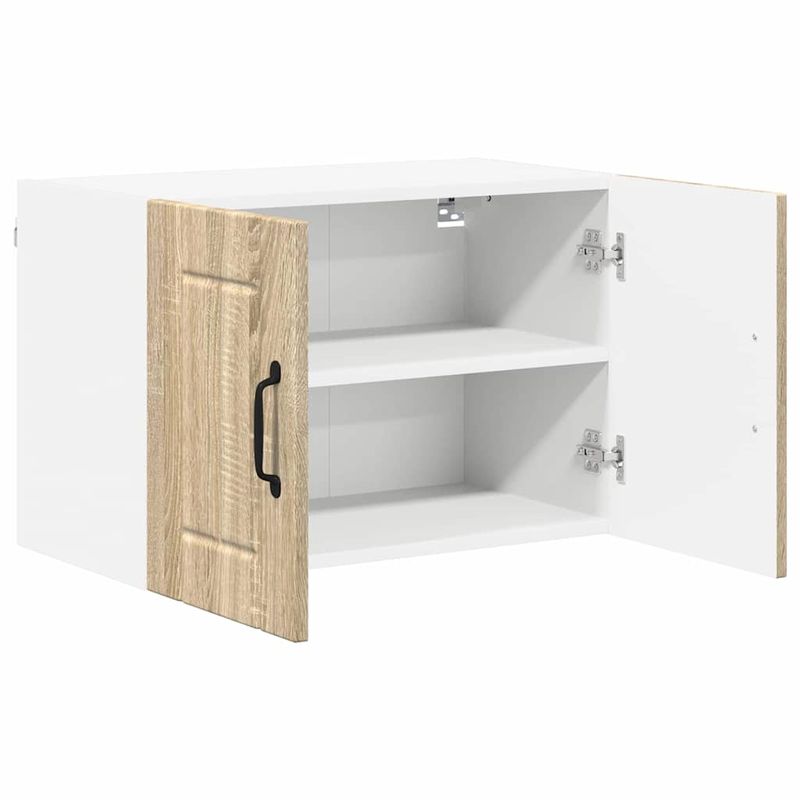 Casa si Gradina - Mobilier - Comode si corpuri - Corpuri bucatarie - Dulapuri de perete pentru bucatarie cu raft 2 pcs Stejar Sonoma - Infinity.ro