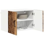 Casa si Gradina - Mobilier - Comode si corpuri - Corpuri bucatarie - Dulapuri de perete pentru bucatarie cu raft 2 pcs Lemn Vechi - Infinity.ro