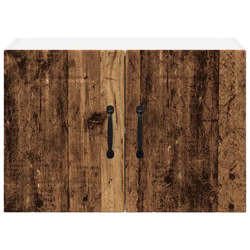 Casa si Gradina - Mobilier - Comode si corpuri - Corpuri bucatarie - Dulapuri de perete pentru bucatarie cu raft 2 pcs Lemn Vechi - Infinity.ro