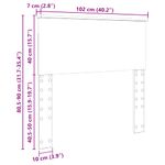 Casa si Gradina - Mobilier - Paturi si accesorii - Accesorii paturi - Tablie de depozitare Stejar afumat 80 cm Lemn compozit - Infinity.ro