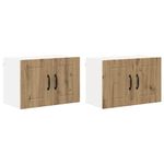 Casa si Gradina - Mobilier - Comode si corpuri - Corpuri bucatarie - Dulapuri de perete pentru bucatarie 2 pcs Stejar Artizanal - Infinity.ro