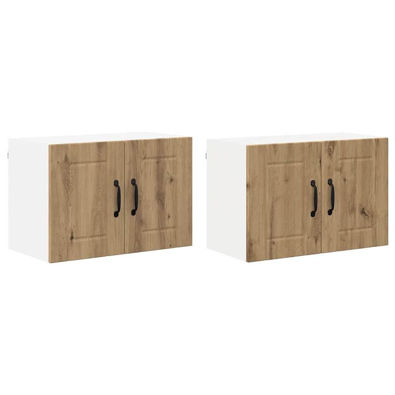 Casa si Gradina - Mobilier - Comode si corpuri - Corpuri bucatarie - Dulapuri de perete pentru bucatarie 2 pcs Stejar Artizanal - Infinity.ro