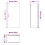 Casa si Gradina - Mobilier - Comode si corpuri - Corpuri bucatarie - Dulap de bucatarie Stejar inchis 50 x 31 x 100 cm Lemn compozit - Infinity.ro