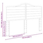 Casa si Gradina - Mobilier - Paturi si accesorii - Accesorii paturi - Tablie de depozitare Stejar negru 100 cm Lemn compozit - Infinity.ro