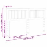 Casa si Gradina - Mobilier - Paturi si accesorii - Accesorii paturi - Tablie de pat cu aripioare gri deschis 163x16x118/128 cm textil - Infinity.ro