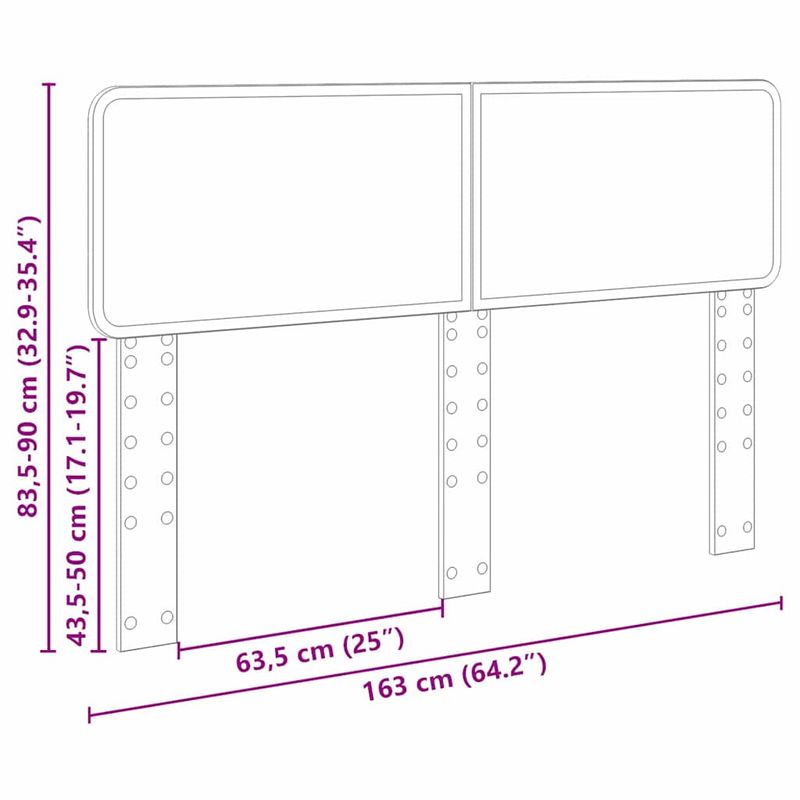 Casa si Gradina - Mobilier - Paturi si accesorii - Accesorii paturi - Tablie de pat cu dulap si LED, gri sonoma, 100x16,5x103,5 cm - Infinity.ro