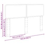 Casa si Gradina - Mobilier - Paturi si accesorii - Accesorii paturi - Tablie de depozitare Stejar brun 75 cm Lemn compozit - Infinity.ro