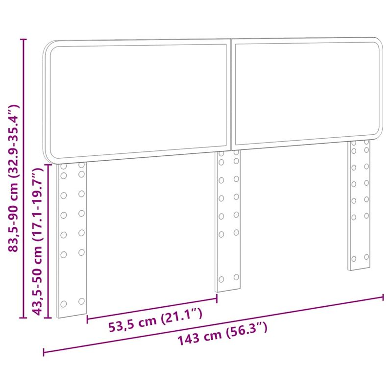 Casa si Gradina - Mobilier - Paturi si accesorii - Accesorii paturi - Tablie de depozitare Stejar brun 75 cm Lemn compozit - Infinity.ro