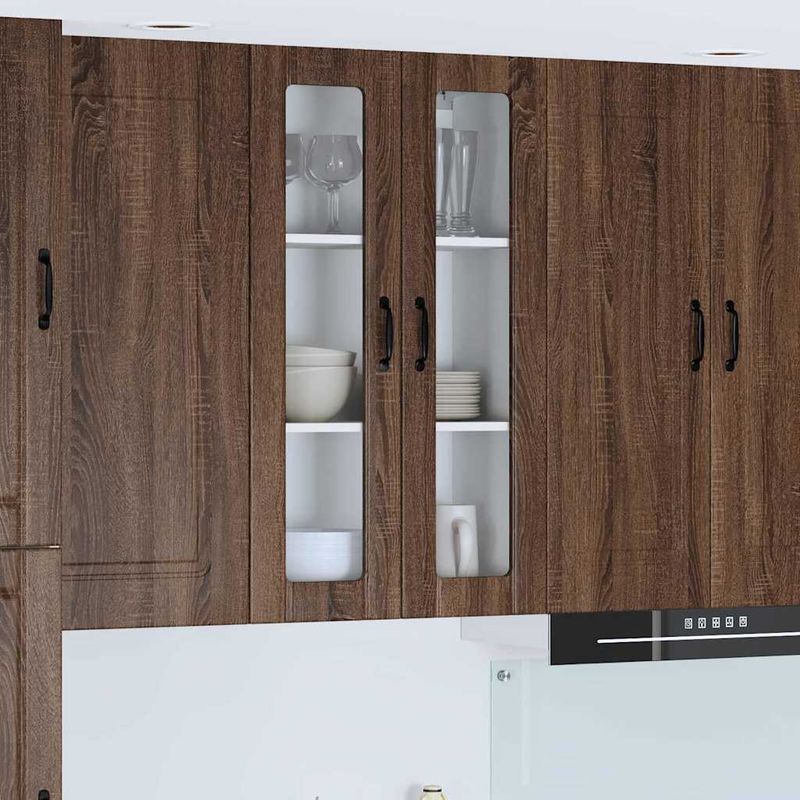 Casa si Gradina - Mobilier - Comode si corpuri - Corpuri bucatarie - Dulap suspendat de bucatarie Stejar inchis 60 x 31 x 100 cm - Infinity.ro