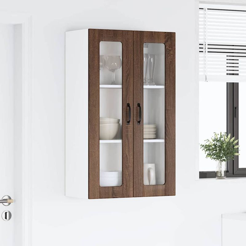 Casa si Gradina - Mobilier - Comode si corpuri - Corpuri bucatarie - Dulap suspendat de bucatarie Stejar inchis 60 x 31 x 100 cm - Infinity.ro