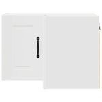 Casa si Gradina - Mobilier - Comode si corpuri - Corpuri bucatarie - Dulap suspendat de bucatarie cu raft Alb lucios 57 x 57 x 40 cm - Infinity.ro