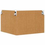 Casa si Gradina - Mobilier - Comode si corpuri - Corpuri bucatarie - Dulap suspendat de bucatarie cu raft Alb lucios 57 x 57 x 40 cm - Infinity.ro