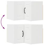Casa si Gradina - Mobilier - Comode si corpuri - Corpuri bucatarie - Dulap suspendat de bucatarie cu raft Alb lucios 57 x 57 x 40 cm - Infinity.ro
