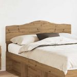 Casa si Gradina - Mobilier - Paturi si accesorii - Accesorii paturi - Tablie de pat cu aripioare negru 83x16x78/88 cm piele ecologica - Infinity.ro