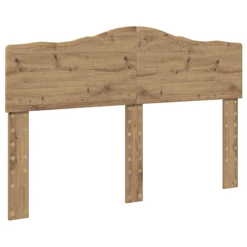 Casa si Gradina - Mobilier - Paturi si accesorii - Accesorii paturi - Tablie de pat cu aripioare negru 83x16x78/88 cm piele ecologica - Infinity.ro